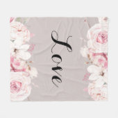 エレガントバラ中フリースブランケット フリースブランケット (正面(横))