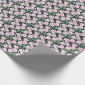 エレガントバラ分岐水彩 ラッピングペーパー (角)