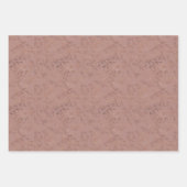 エレガントバラ及び金ゴールド花柄ラッピングテープ ラッピングペーパーシート (正面3)