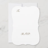 エレガントバラ招待状カード (裏面)