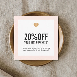 エレガントバラ白金ゴールドフェイクハートサロンクーポン 割引カード