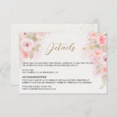 エレガントバラ結婚のエンクロージャカード エンクロージャーカード (正面/裏面)