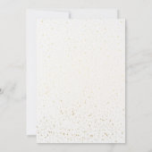 エレガントバラ結婚植物薬 招待状 (裏面)