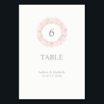 エレガントバラ結婚金ゴールド表の番号 テーブルナンバー<br><div class="desc">エレガントバラ結婚金ゴールドのテーブル番号。お客様のカスタマイズニーズに完全に対応できる。©Zazzle経由のゴルホデザイン。//一致する項目を探しているhttps://www.zazzle.com/collections/elegant_rose_gold_monogram_wedding-119031452403515030 //あなたのデザインが救済必要カスタマイズか？他得のアイディア?感じ連絡では： zoe@gorjodesigns.com</div>