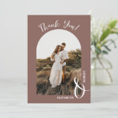 エレガントバラ結婚Taupeの写真 サンキューカード (スタンド正面)