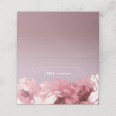 エレガントバラ絵を描のテーブル座席表 プレイスカード (外部開封)
