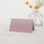 エレガントバラ絵を描のテーブル座席表 プレイスカード (裏面)