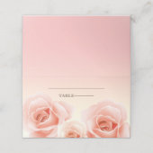エレガントバラ絵を描のテーブル座席表 プレイスカード (外部開封)