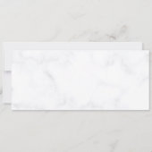 エレガントバラ花カスタム卒業 招待状 (裏面)