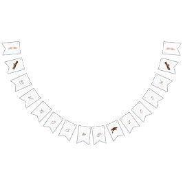 エレガントバラ花パーソナライズされた卒業 バンティングフラッグ