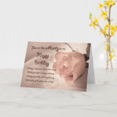 エレガントバラ誕生日カード – おばあちゃんのように カード (黄色い花)