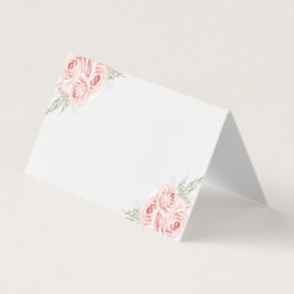 エレガントバラ赤面ピンクフローラ結婚ズ座席表