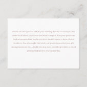 エレガントバラ金ゴールドと書結婚道の詳細 エンクロージャーカード (裏面)