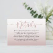 エレガントバラ金ゴールドと書結婚道詳細En エンクロージャーカード (スタンド正面)