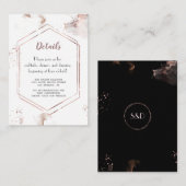 エレガントバラ金ゴールドウォッシュフレ結婚ームの詳細 エンクロージャーカード (正面/裏面)