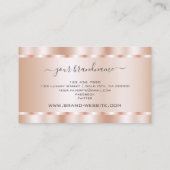 エレガントバラ金ゴールドエフェクトグラマープロフェッショナル 名刺 (裏面)