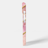 エレガントバラ金ゴールドガーリー幾何学 Case-Mate iPhoneケース (裏面 / 左)