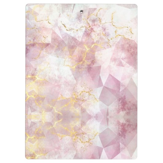 エレガントバラ金ゴールドガーリー幾何教本 クリップボード (裏面)