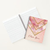 エレガントバラ金ゴールドガーリー幾何教本 ノートブック (内部)