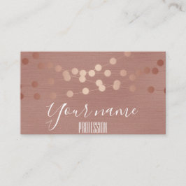 エレガントバラ金ゴールドクラスシンプル 名刺