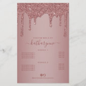 エレガントバラ金ゴールドグリッターの価格一覧の表示 チラシ (正面)