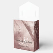 エレガントバラ金ゴールドグリッターグラデーションモノグラム名 フェイバーボックス (オープン)