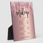 エレガントバラ金ゴールドグリッタードライブ フォトプラーク (側面)