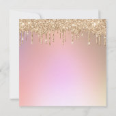 エレガントバラ金ゴールドグリッタードリップギフト証明書 (裏面)