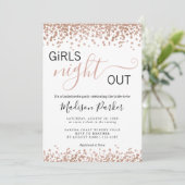 エレガントバラ金ゴールドグリッターホワイトバチェロレッテ 招待状 (スタンド正面)