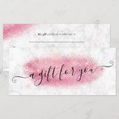 エレガントバラ金ゴールドグリッターマーブルメーキャップ (正面/裏面)