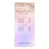 エレガントバラ金ゴールドグリッターマーブルメーキャップ ラックカード (裏面)