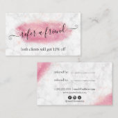 エレガントバラ金ゴールドグリッターマーブルメーキャップ 紹介カード (正面/裏面)