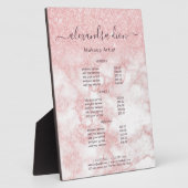 エレガントバラ金ゴールドグリッターメークアップアーティストサービス フォトプラーク (側面)