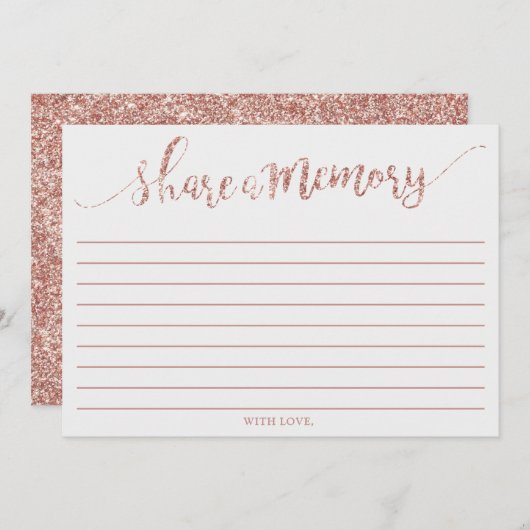 エレガントバラ金ゴールドグリッター共有Aメモリカード アドバイスカード (正面/裏面)