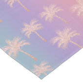 エレガントバラ金ゴールドグリッター勾配掌紋 ショートテーブルランナー (コーナー)