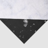 エレガントバラ金ゴールドグリッター白黒大理石 薄葉紙 (詳細)