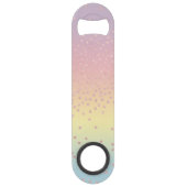 エレガントバラ金ゴールドグリッター紙吹雪ドット勾配 スピード栓抜き (裏面)