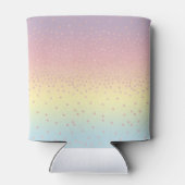 エレガントバラ金ゴールドグリッター紙吹雪ドット勾配 缶クーラー (裏面)