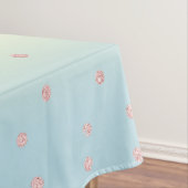 エレガントバラ金ゴールドグリッター紙吹雪点勾配 テーブルクロス (インサイチュ)