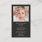 エレガントバラ金ゴールドグリッター赤面ピンク 名刺 (裏面)