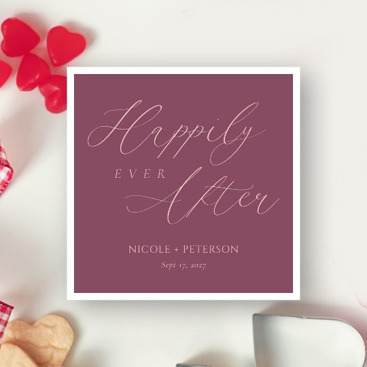 エレガントバラ金ゴールドスクリプトマ結婚ーヴのナプキンス スタンダードカクテルナプキン