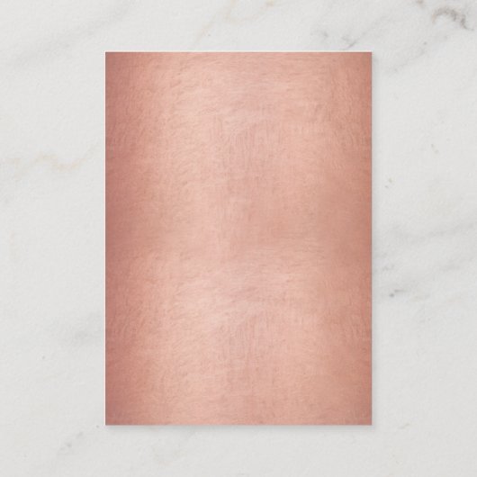 エレガントバラ金ゴールドスクリプトメタリック結婚の詳細 エンクロージャーカード (裏面)