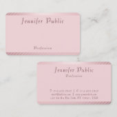 エレガントバラ金ゴールドテンプレートモダントレンディーシンプル 名刺 (正面/裏面)