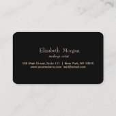 エレガントバラ金ゴールドハートグリッタードライブ ロイヤリティカード (裏面)