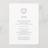 エレガントバラ金ゴールドハート情報/詳細カード エンクロージャーカード (正面)