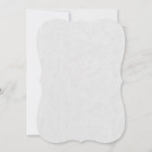 エレガントバラ金ゴールドパーム葉パーティー 招待状 (裏面)