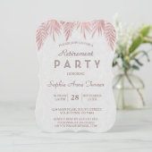 エレガントバラ金ゴールドパーム葉パーティー 招待状 (スタンド正面)