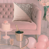 エレガントバラ金ゴールドブライダルシャワー クッション