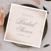 エレガントバラ金ゴールドブライダルシャワー