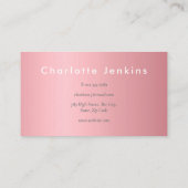 エレガントバラ金ゴールドプロフェッショナル 名刺 (裏面)